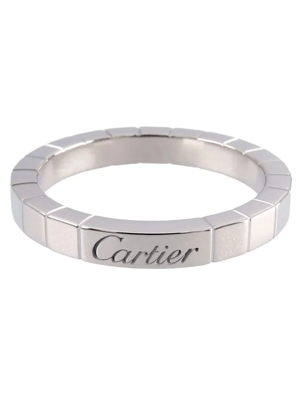 Cartier Lanieres Ring White Gold 18K 57